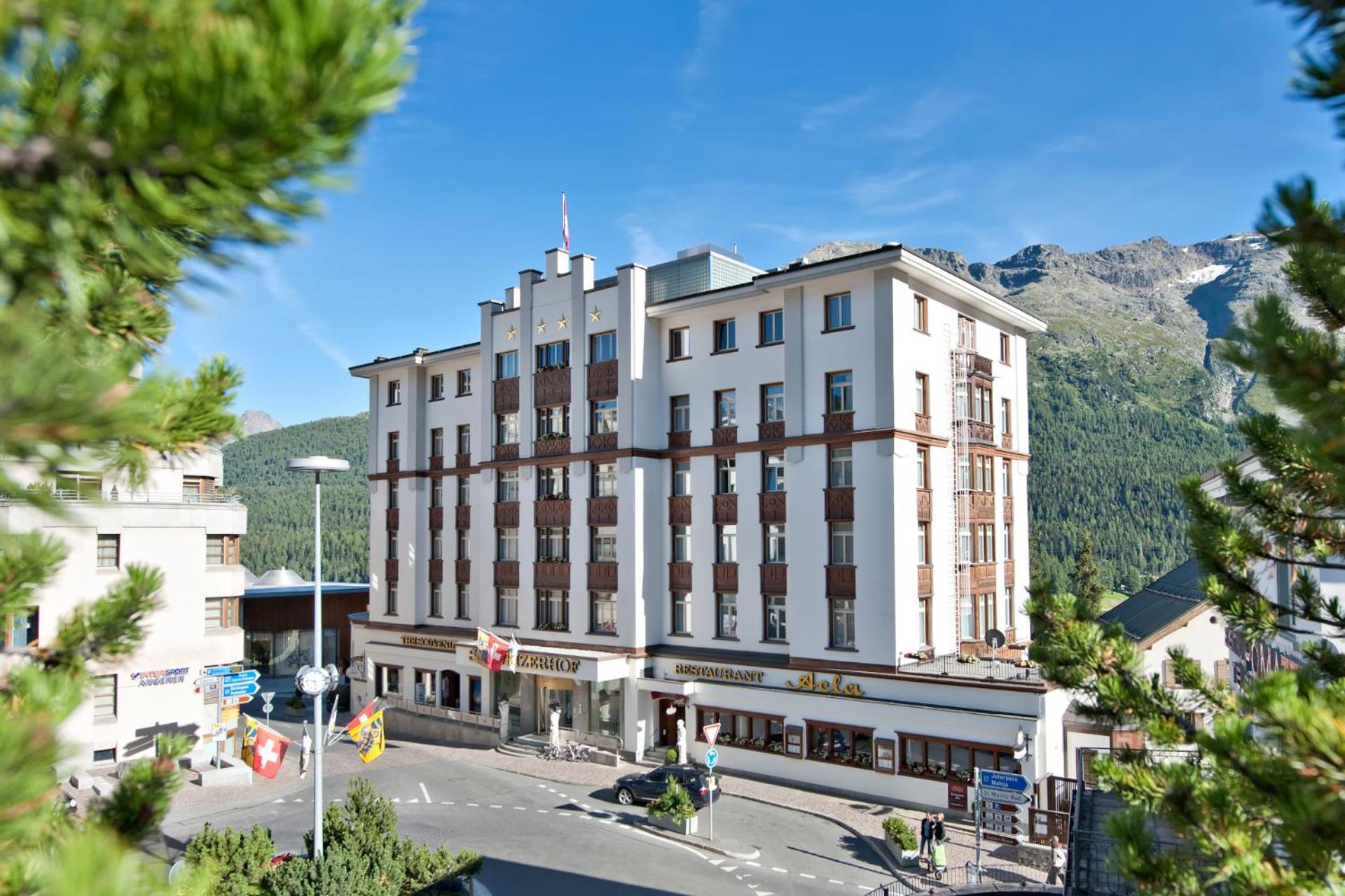 Hotel Schweizerhof Sankt Moritz Eksteriør bilde